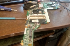 hp pavilion чистка, замена термопасты