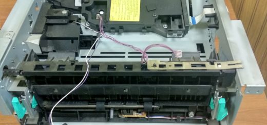 hp 1320 грязно печатает заминает бумагу замена роликов