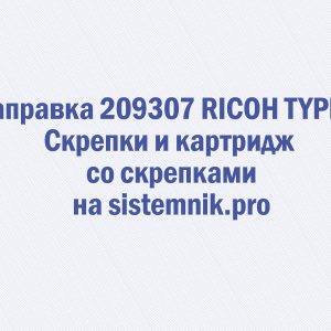 Заправка 209307 RICOH TYPE F Скрепки и картридж со скрепками
