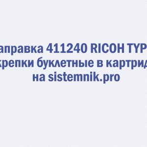 Заправка 411240 RICOH TYPE L Скрепки буклетные в картридже