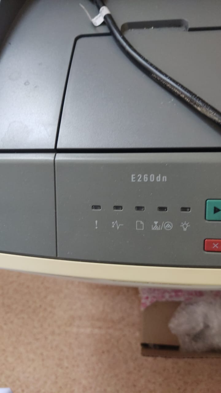 Ремонт лазерного принтера Lexmark E260dn