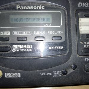 факс panasonic kx f680 инструкция чистка не видит бумагу