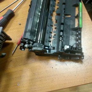Ремонт чистка драм картриджа Brother MFC-8520DN мажет