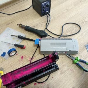 Сброс счетчика на drum картридже Oki 780