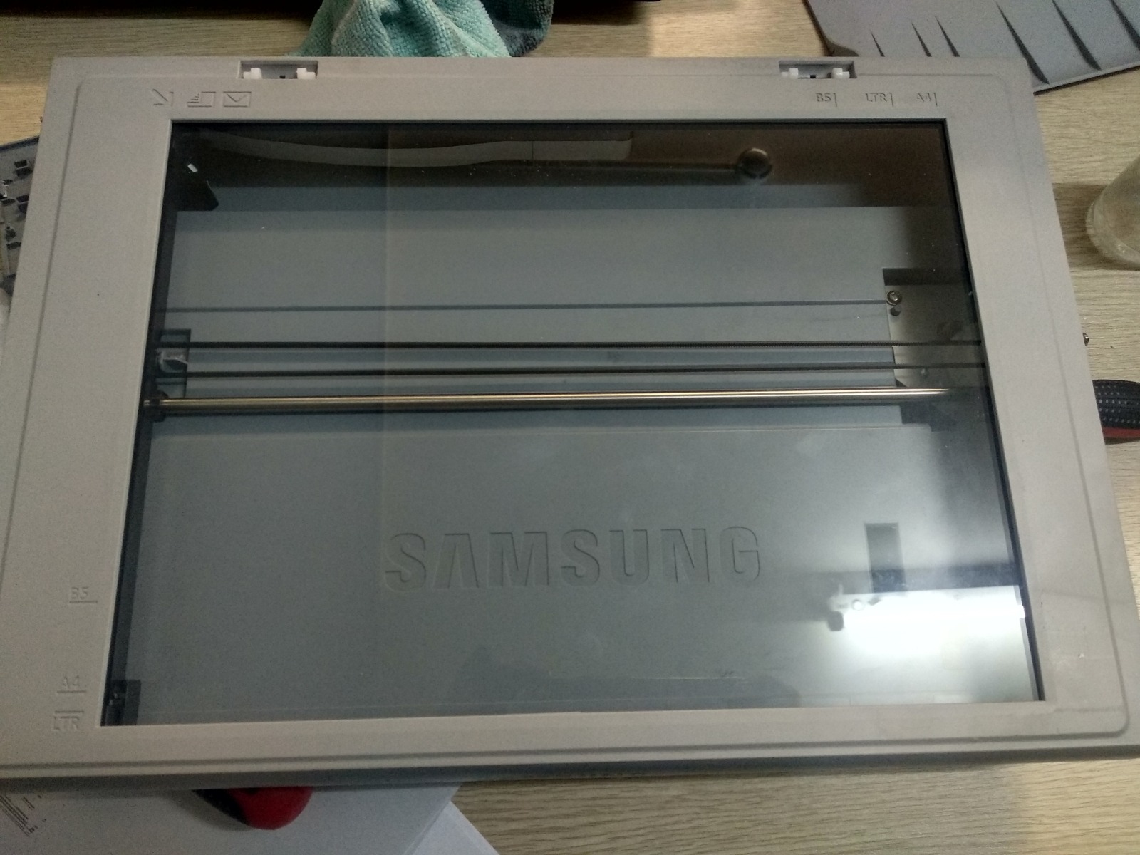 Замена стекла сканера Samsung scx-3400