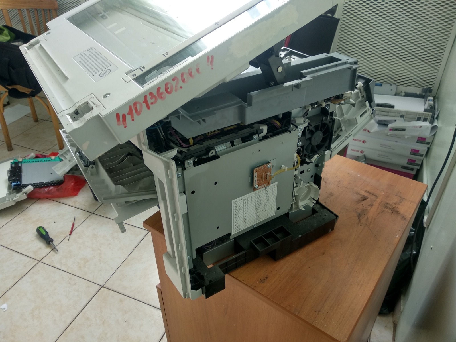 Замена термопленки Ремонт Canon i-SENSYS MF418. принтер не печатает. застревает бумага