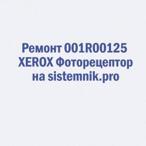 Ремонт 001R00125 XEROX Фоторецептор