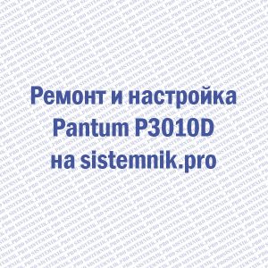 Ремонт принтера  Pantum P3010D