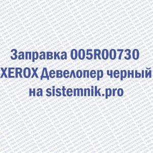 Заправка 005R00730 XEROX Девелопер черный