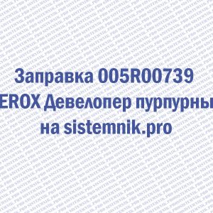 Заправка 005R00739 XEROX Девелопер пурпурный