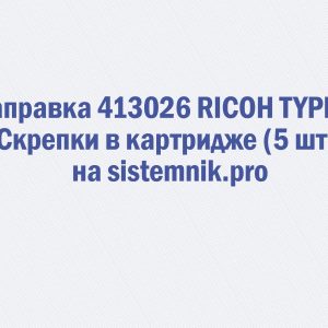 Заправка 413026 RICOH TYPE M Скрепки в картридже (5 шт.)