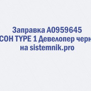 Заправка A0959645 RICOH TYPE 1 Девелопер черный