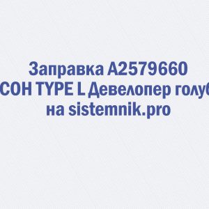 Заправка A2579660 RICOH TYPE L Девелопер голубой