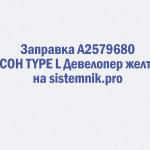 Заправка A2579680 RICOH TYPE L Девелопер желтый